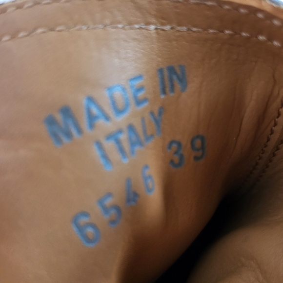 Materia Prima by Goffredo Fantini Italian Sueded Leather Western Ankle Boots 39 - Picture 13 of 15